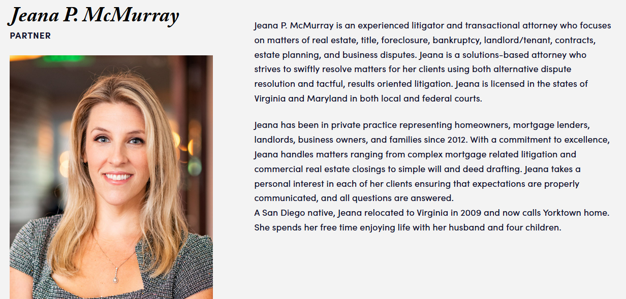 Jeana McMurray pic and bio